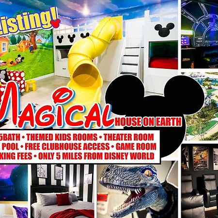 Magical Family Vacation Home Near Disney World At Storey Lake, Star Wars Gameroom, Pool, Theater, Mickey Slide, Sleeps Up To 28 Kissimmee Exterior photo