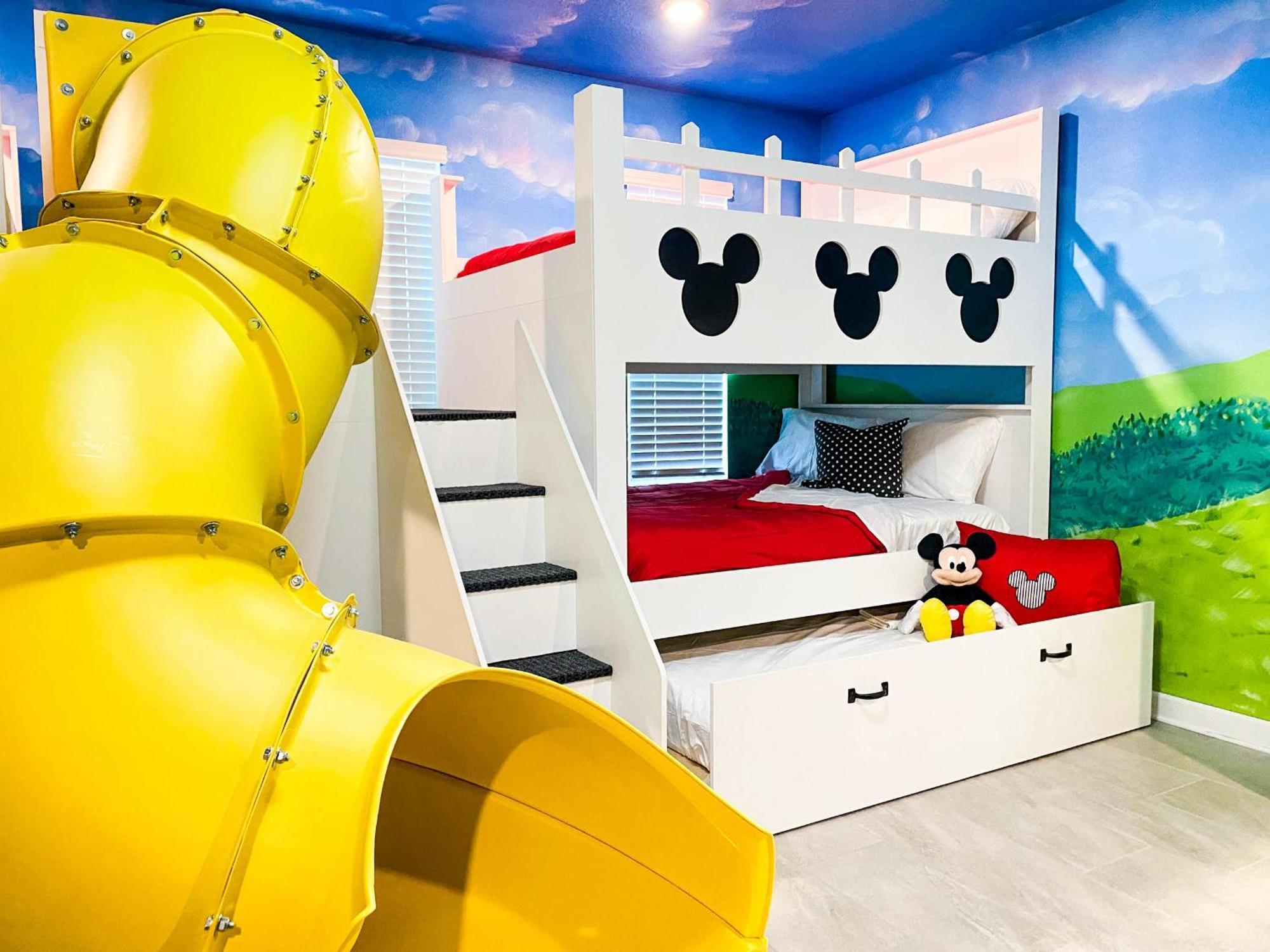 Magical Family Vacation Home Near Disney World At Storey Lake, Star Wars Gameroom, Pool, Theater, Mickey Slide, Sleeps Up To 28 Kissimmee Exterior photo